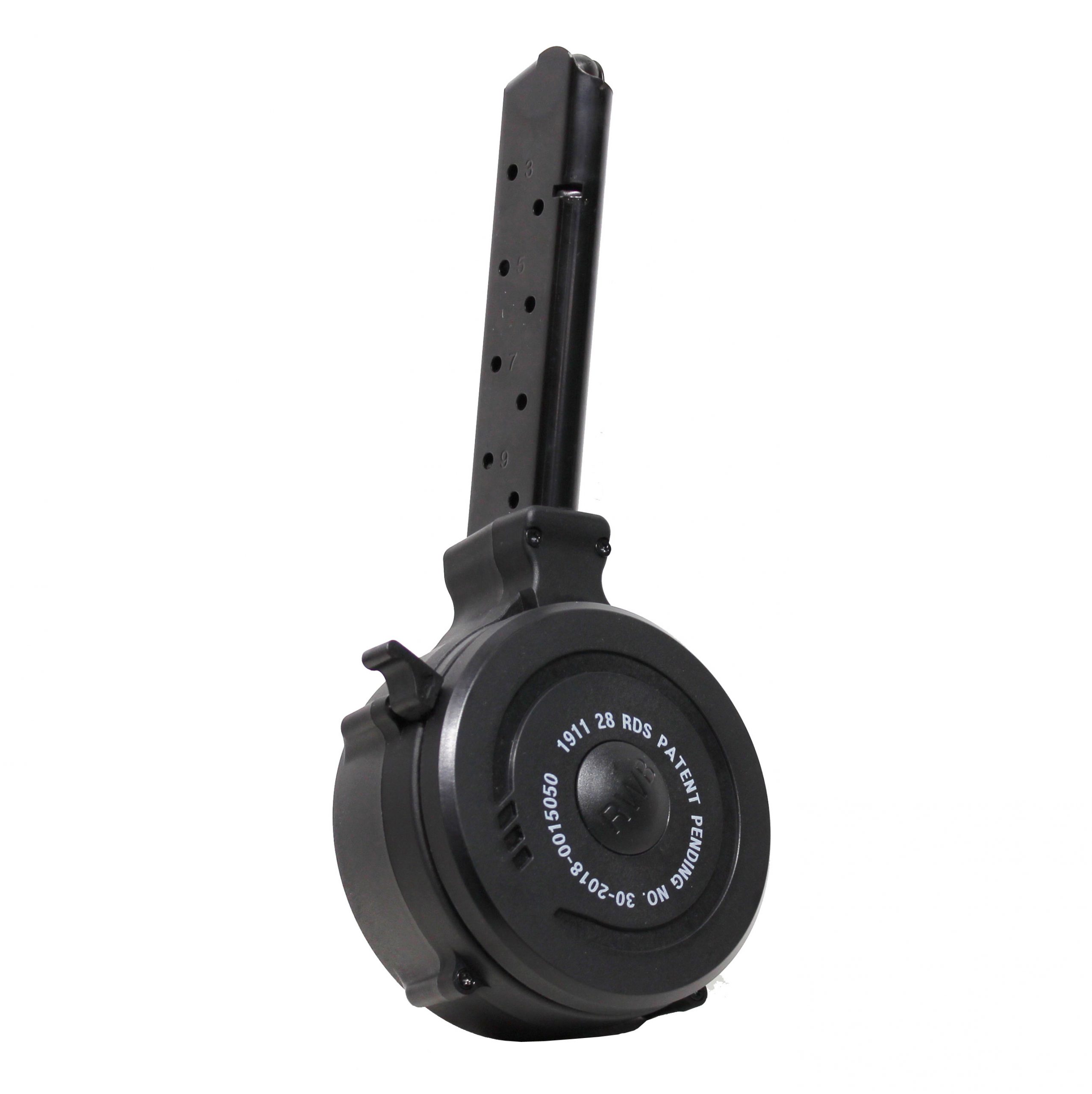 Iver Johnson Arms 1911 28 Round Drum Magazine