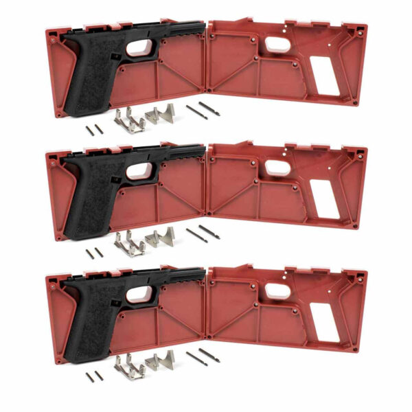 Polymer80 PF940v2™ 80% Full Size Frame and Jig Kit (Glock® 17/22/24/31/34/35 Compatible) – 3-Pack Polymer80 PF940v2™ 80% Full Size Frame and Jig Kit (Glock® 17/22/24/31/34/35 Compatible) – 3-Pack - Buy 80% Lowers Brands online - Tactical Flash Pro