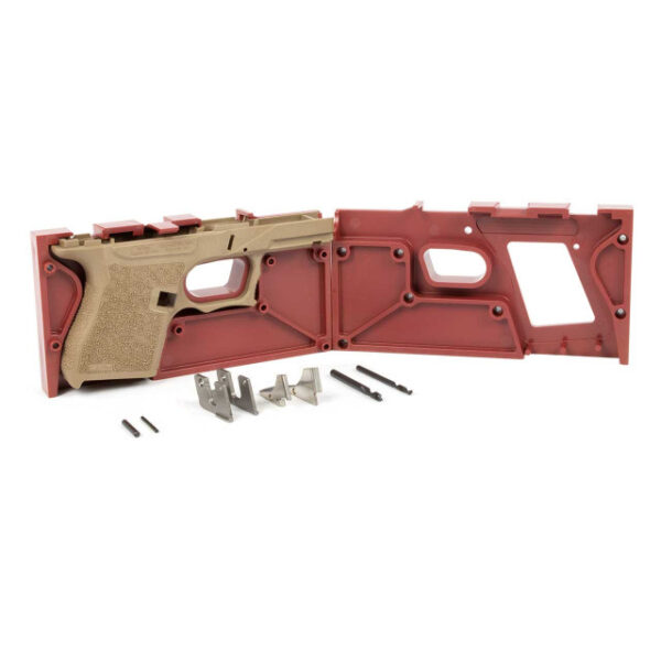 Polymer80 PF9SS™ 80% Single-Stack Frame and Jig Kit (Glock® 43 Compatible) Polymer80 PF9SS™ 80% Single-Stack Frame and Jig Kit (Glock® 43 Compatible) - Buy 80% Lowers Brands online - Tactical Flash Pro